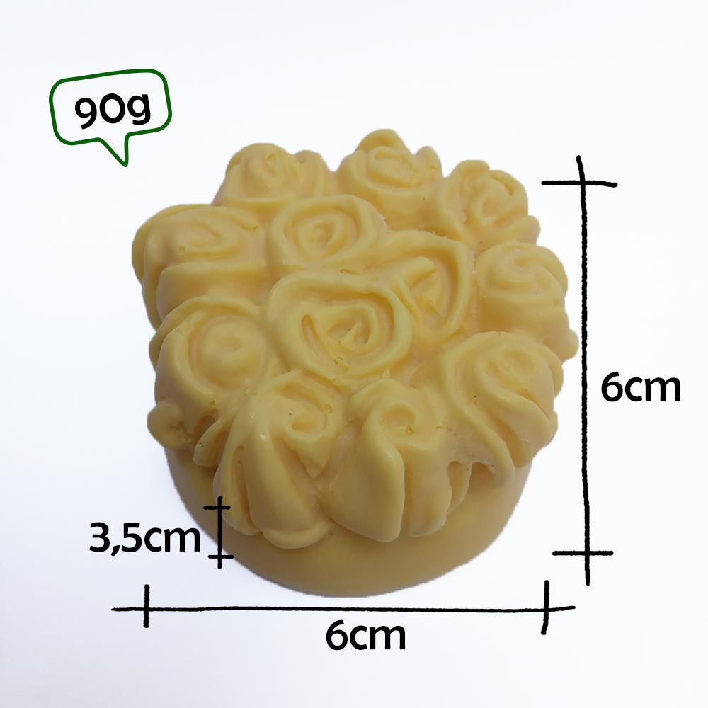 Forma de Silicone Maço De Flores Para Sabonetes