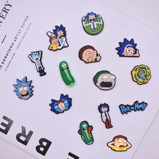 Acessórios De Moda Jibbitz Criativos " Rick & Morty " Sapatos De Desenho Animado Fivela Bricolage Charme
