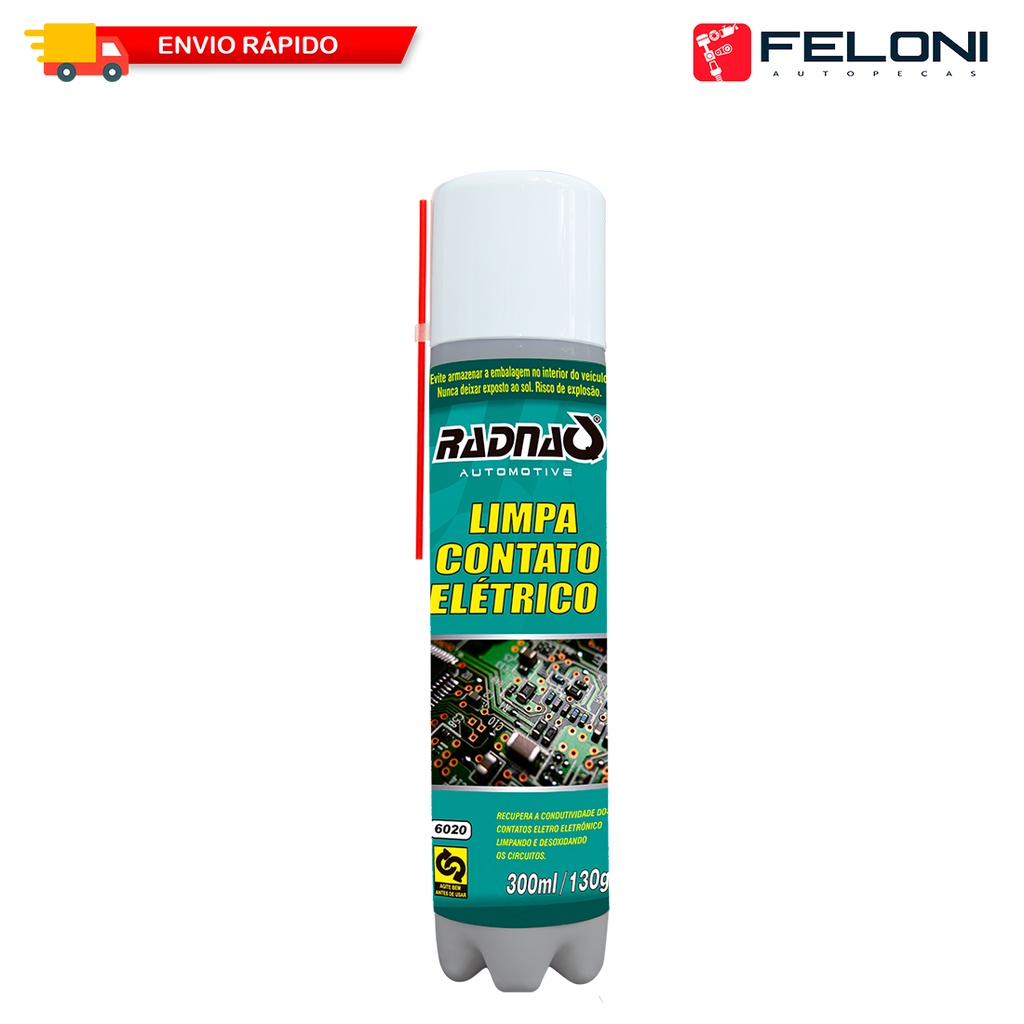 Limpa Contato Elétrico Spray Uso Geral 300ml - Radnaq