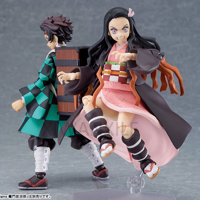 Coleção 6 Action Figure - Demon Slayer Bonecos Kimetsu no Yaiba