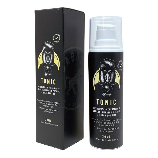 Óleo Para Crescer Cabelo E Barba Tônico 30ml Baboon