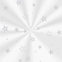 Saco Decorado Estrela Prata - 15x29cm -100 unidades - Cromus