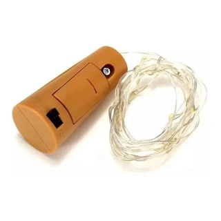 Kit 5 Fios Luz De Fada cobre 2m cada 20 luzes Leds Rolha Decoração