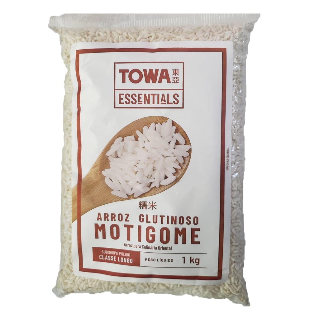 Arroz Japonês Glutinoso Motigome Towa Selections 1kg - Three Foods Distribuidora