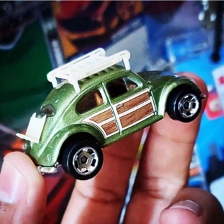 Bagageiro miniatura plástico 3D para Fusca Hotwheels