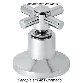 Kit De Acabamento Para Registro C 31 fabricado em Metal Resistente