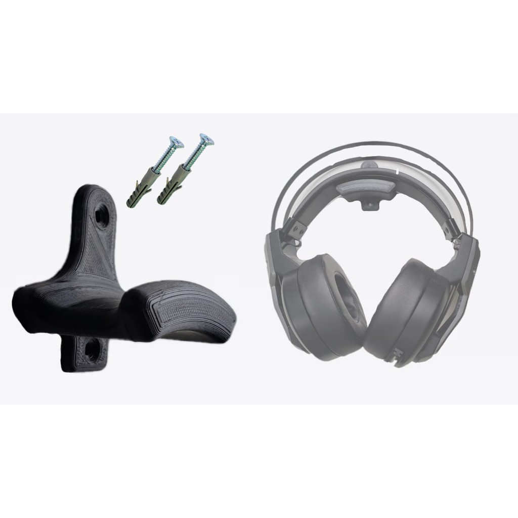 Suporte De Parede Para Headset Gamer Parafusado Ou Colado