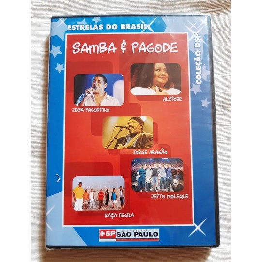 DVD Samba & Pagode - Estrelas Do Brasil - Drogaria SP - Lacrado !!!!