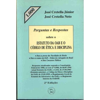 1000 Perguntas E Respostas Sobre O Estatuto Da Oab
