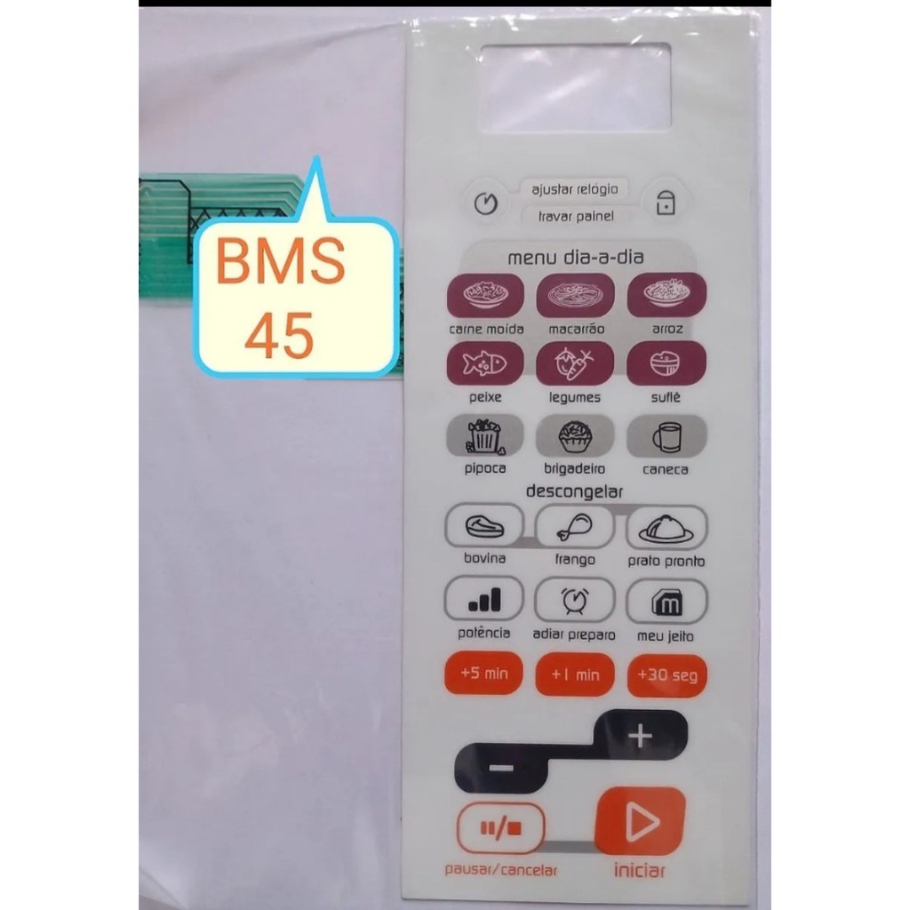Membrana Para Microondas Bms 45 - Brastemp