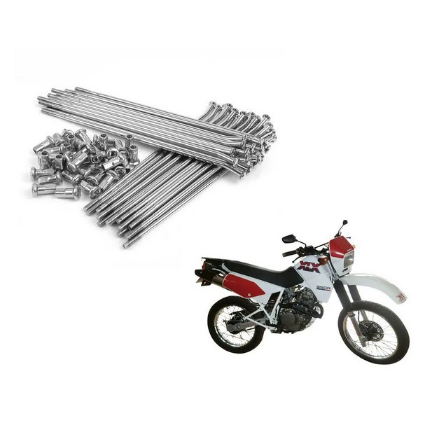 Jogo De Raio Dianteiro Honda Xlx 350 / Nx 350 - Cromado 4mm
