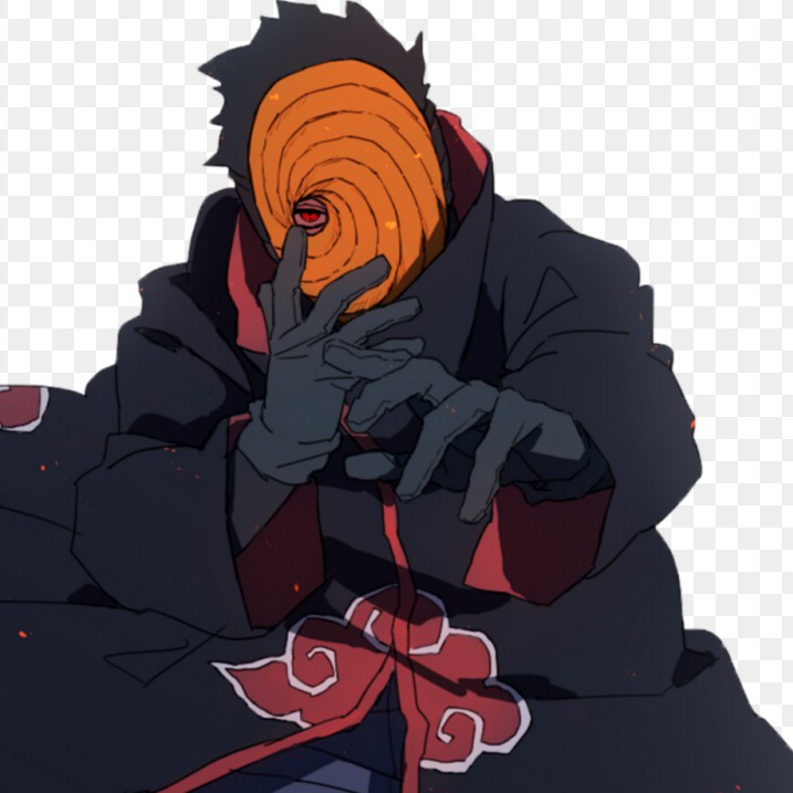 Akatsuki Tobi Obito Anime Naruto Máscara Em Fibra De Vidro