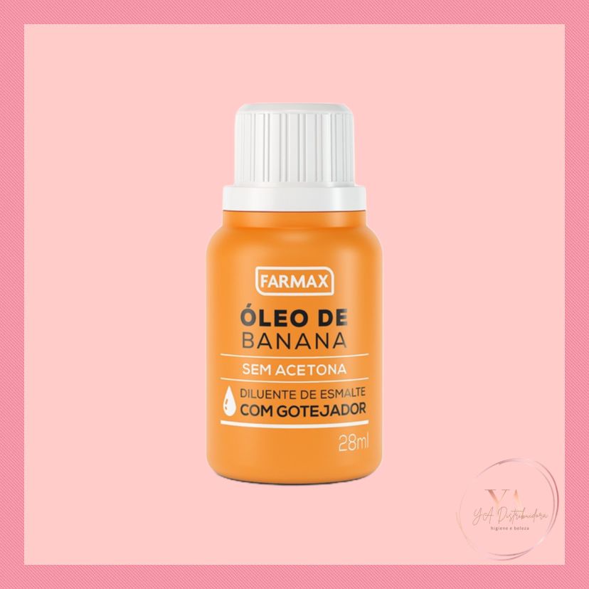 Óleo de Banana Diluente de Esmalte Farmax 28ml