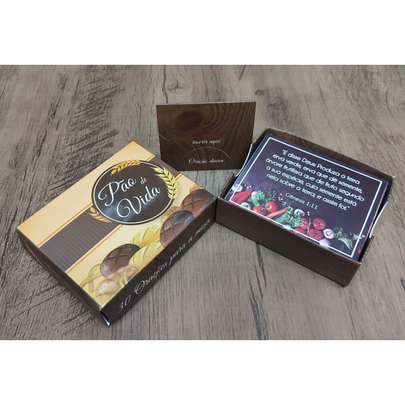 caixa de promessa mananciais em Oferta na Shopee