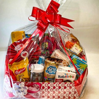 cesta de café da manhã para presente em Oferta na Shopee