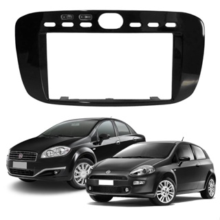 Moldura Central Painel 2 Din Fiat Punto e Linea Multimídia Dvd em Oferta na Shopee