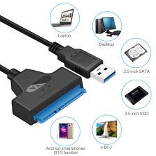 Cabo Sata Adaptador Usb 3.0 Para Sata Iii Hd Externo 2.5 Ssd Hdd