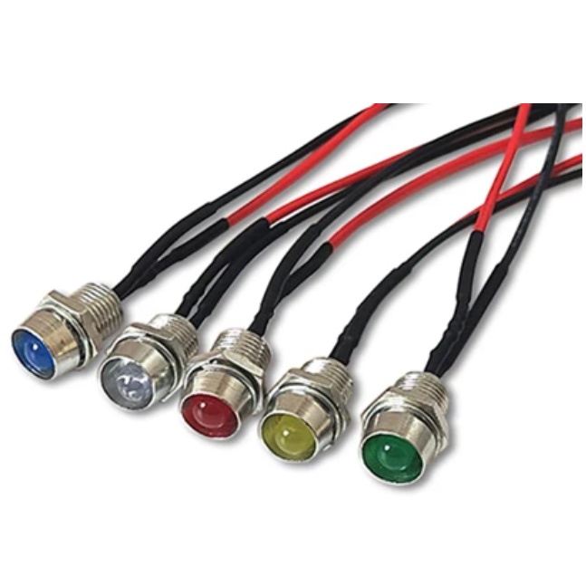 Led Piloto Sinalização 12/24v 6mm