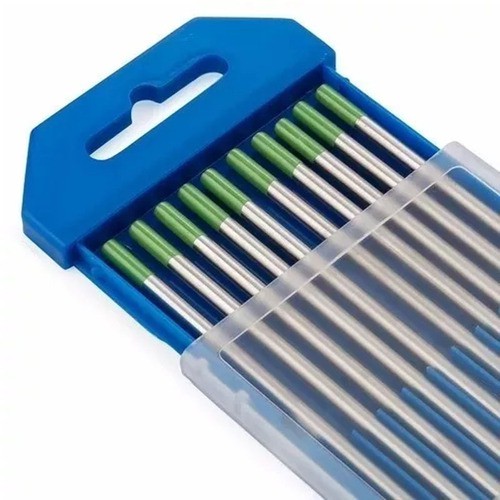 10 Eletrodo Tungstenio Puro Verde 3.2m  Wwsoldas