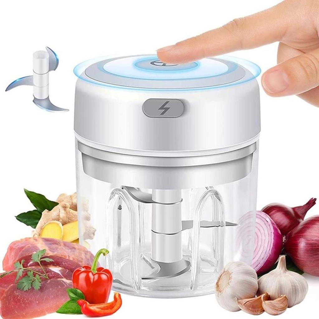 Mini Moedor Eletrico Alho Cebola S Fio Processador Alimentos em Oferta na Shopee
