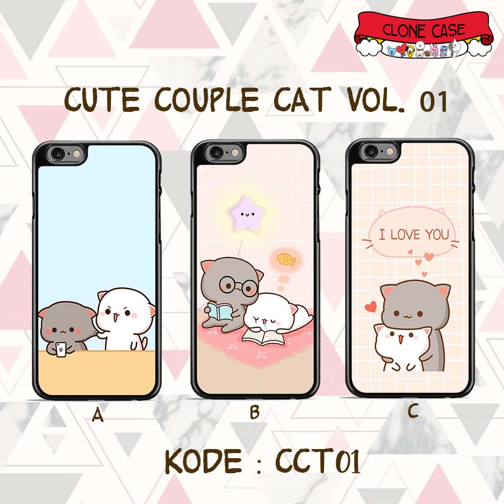 Capa Rígida De Gato Fofo Samsung E5 E7 Grand 2 J1 2016 Ace Mini J2 Core Prime Pro J3 2016 J4 J6 J8 Plus J5 J7 2016 Duo