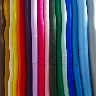 Tecido cetim chamoursse liso 100% poliéster 1 Metro em Oferta na Shopee