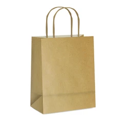 Sacola de Papel G 32x26,5x13cm - Kraft - 10 unidades - Cromus - Rizzo Embalagens
