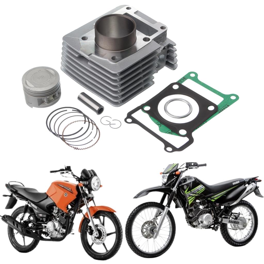 Kit cilindro Premium Pistao Junta Anel RIK Kmp Ybr Xtz 125