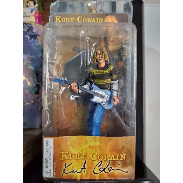 Boneco Kurt Cobain. From Smells Like Teen Spirit Music Video. Neca. RARO