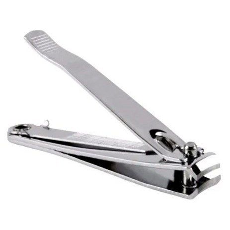 Kit Até 12 - CORTADOR DE UNHA com lixa Aço inox manicure pedicure