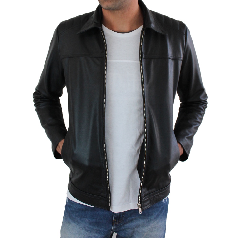 Jaqueta Masculina Couro de vaca Original 100% Bovino Legítimo super resistente