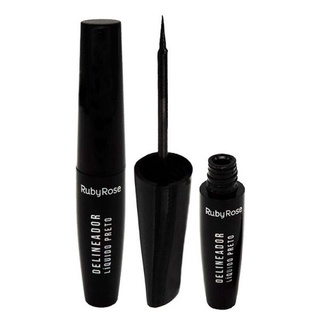 Delineador Líquido Preto Ruby Rose Cód. Produto: HB8406