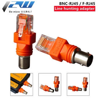 Conectores Macho RF Fêmea Para RJ45 Adaptador Coaxial Acoplador/RJ45 BNC-RJ45/F