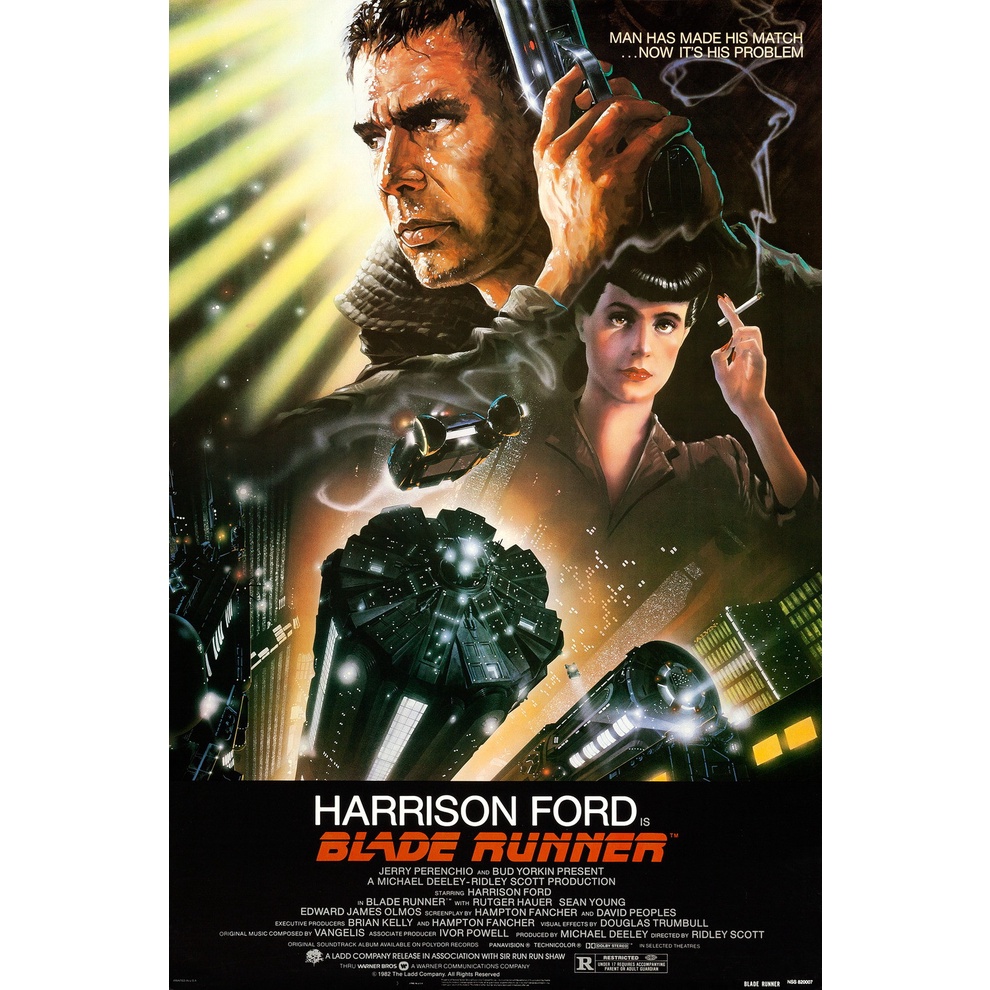 Blade Runner - O Caçador de Andróides (1982) (Blade Runner) Harrison Ford e Rutger Hauer - Dublagem Clássica