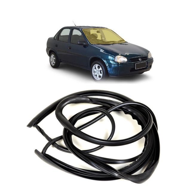 Borracha Vidro Parabrisa Celta Corsa Wind Sedan Classic 1994 / 2010 em Oferta na Shopee