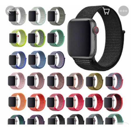 Pulseira Apple Watch Nylon Loop Esportiva 42/44mm iwo12 w26 todas as cores