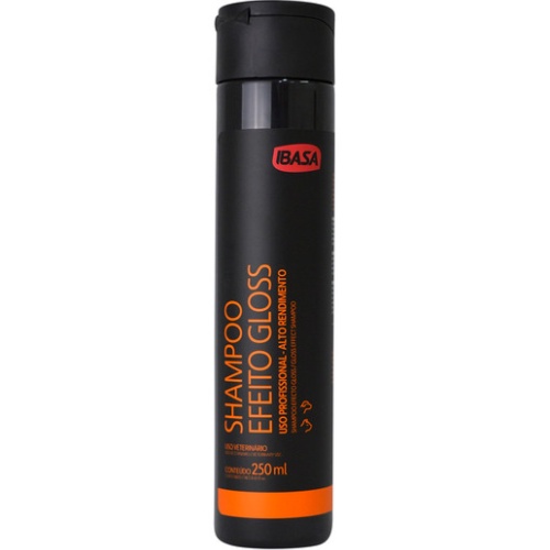 Shampoo Efeito Gloss Ibasa 250ml Cães E Gatos Envio Imediato