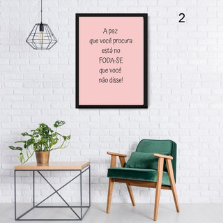 Quadro Decorativo C/moldura Frases Motivacionais 60x40 | Shopee Brasil