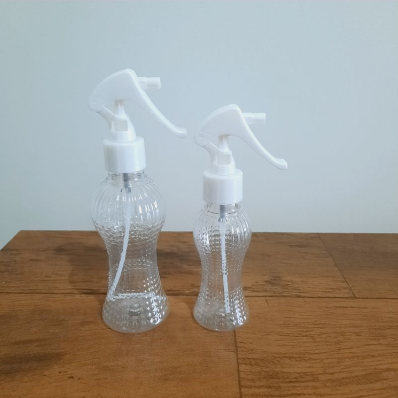 2 Frascos pet cintura(PLÁSTICO) com gatilho spray 80ml ou 150ml.