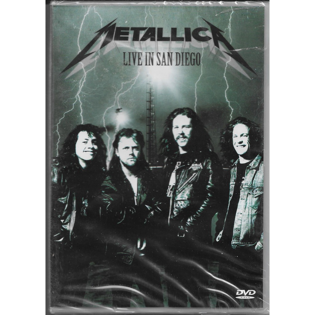 DVD Lacrado Metallica - Live In San Diego - Original Novo Lacrado De Fábrica