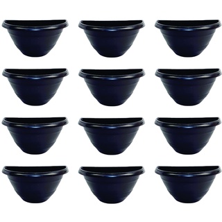 Vaso De Parede Jardim Horta Vertical 1 Litro Meia Lua Preto vaso de planta floreira de parede jardinagem suculentas
