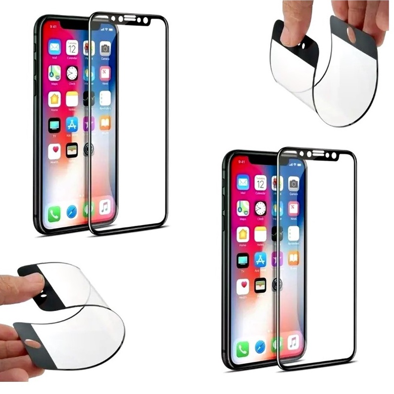 Película 5D Nano Gel Flexivel Silicone Samsung Galaxy A21s A50s A30s A20s A10s A90 A80 A70 A50 A30 A20 A10 A9 2018 A7 2018 A8 2018