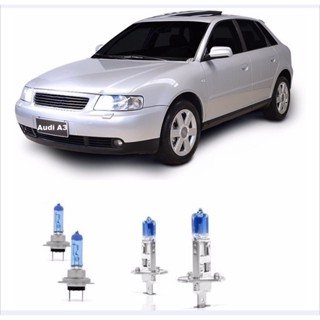 Kit Lâmpada Super Branca Audi A3 H7 + H1 (anos 2000 Á 2006) em Oferta na Shopee