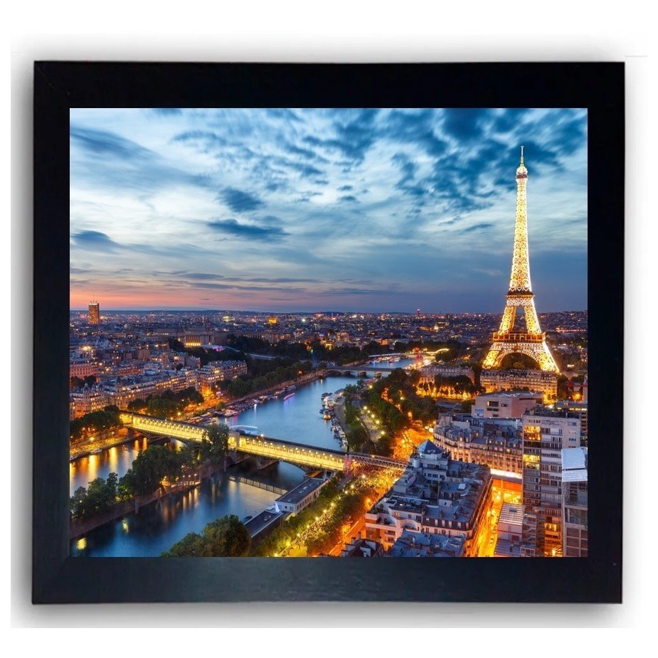 Quadro Decorativo Paris Torre Eiffel Sala Quarto Cod1