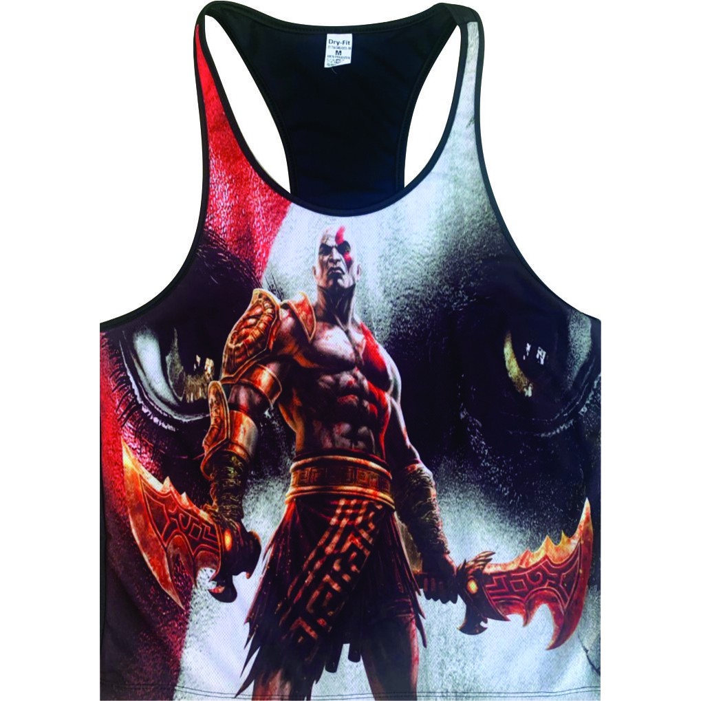 Camiseta Dry Fit Kratos God Of War Coleção Dabliu Fit - Dabliu Fit