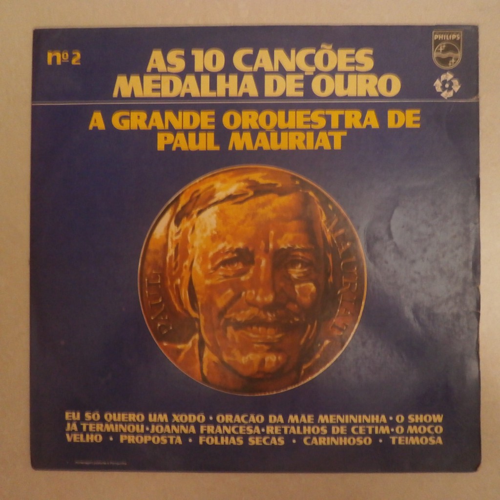 lp Paul Mauriat 1974 as 10 canções medalha de ouro nº2