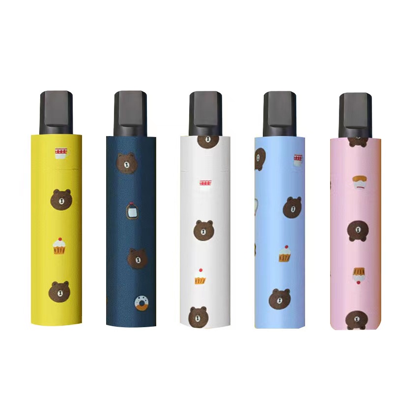 Estilo Urso Guarda-Chuva Preto Cola Protetor Solar Sombrinha YS-554