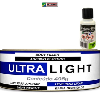 Massa Plastica Automotiva Adesivo Ultra Light - Maxi Rubber em Oferta na Shopee