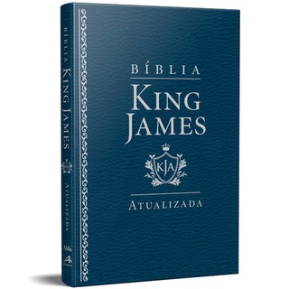 Bíblia King James Atualizada Slim | KJA | Azul em Oferta na Shopee