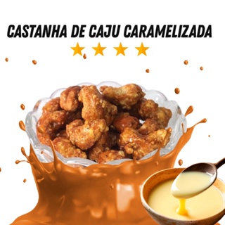 Castanha de Caju Caramelizada P&P - Vários Sabores em Oferta na Shopee